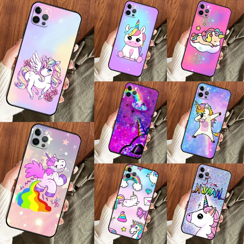Фото Чехол Rainbow Unicorn для Xiaomi 15T 13T 14T Pro 15 17 Ultra POCO X8 Pro Max X5 X6 X7 F5 F6 F7 F8 Ultra Cover №1