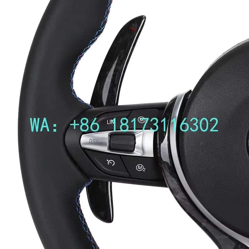 Фото Руль M Sport из кованого карбона и кожи (полу-кожаный) для BMW F10 F20 F30 F32 F36 M3 F80 M4 F82 M2 F87 X3 F2, производство Китай, 2026 год, на заказ №3