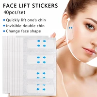 40pcsbox anti wrinkle tira transparent v tapes lift tools thin face patche lifting face stickers invisible