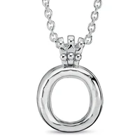 original moments logo signature crown o locket floating necklace for women 925 sterling silver necklace pandora jewelry