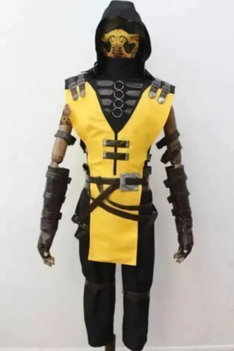 Mortal Kombat X Костюм Скорпиона Хэллоуин Косплей Без маски (art.: 3920cb99bfc6c) - 3920cb99bfc6c