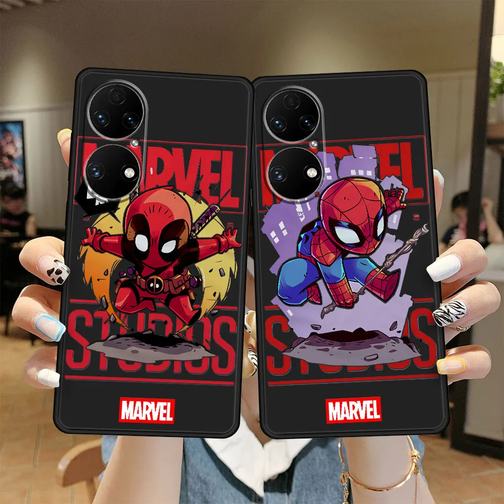 

Marvel Deadpool Funda Soft Cell Case for Huawei P30 P40 Lite 9 SE P20 Pro P50 Nova 5T 8i P50E 2019 Y7 2021 P Smart Z Y9 7i E