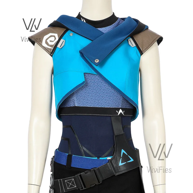Jett косплей игра Valorant Cosplay【 XS-3XL 】 DokiDoki-R Женский костюм VALORANT размера плюс
