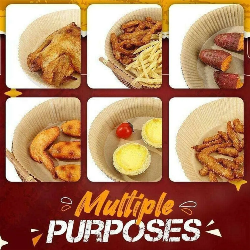 Одноразовая фритюрница инструменты для жарки пароварки древесной целлюлозы 25/50