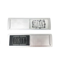 dishwasher magnet clean dirty sign room cleaning tips indicator hotel strong magnet with stickers for kitchen appliances storage