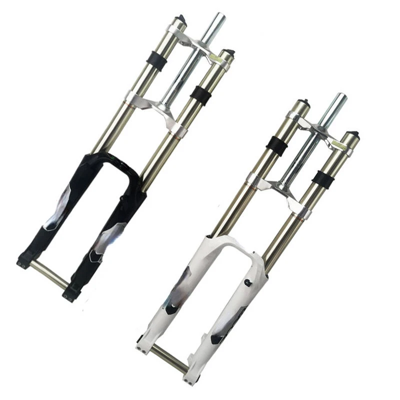 

26 Inch Fork Coil Spring Bicycle Front Fork Mountain Bike Suspension Fork Bicycle Parts Model 680DH