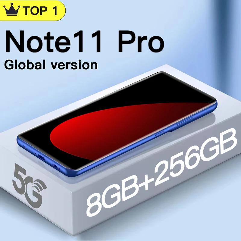 

Смартфон глобальная версия Note11 Pro, 8 + 256 ГБ, 5,8 дюйма, 24 + 48 МП, 5000 мАч