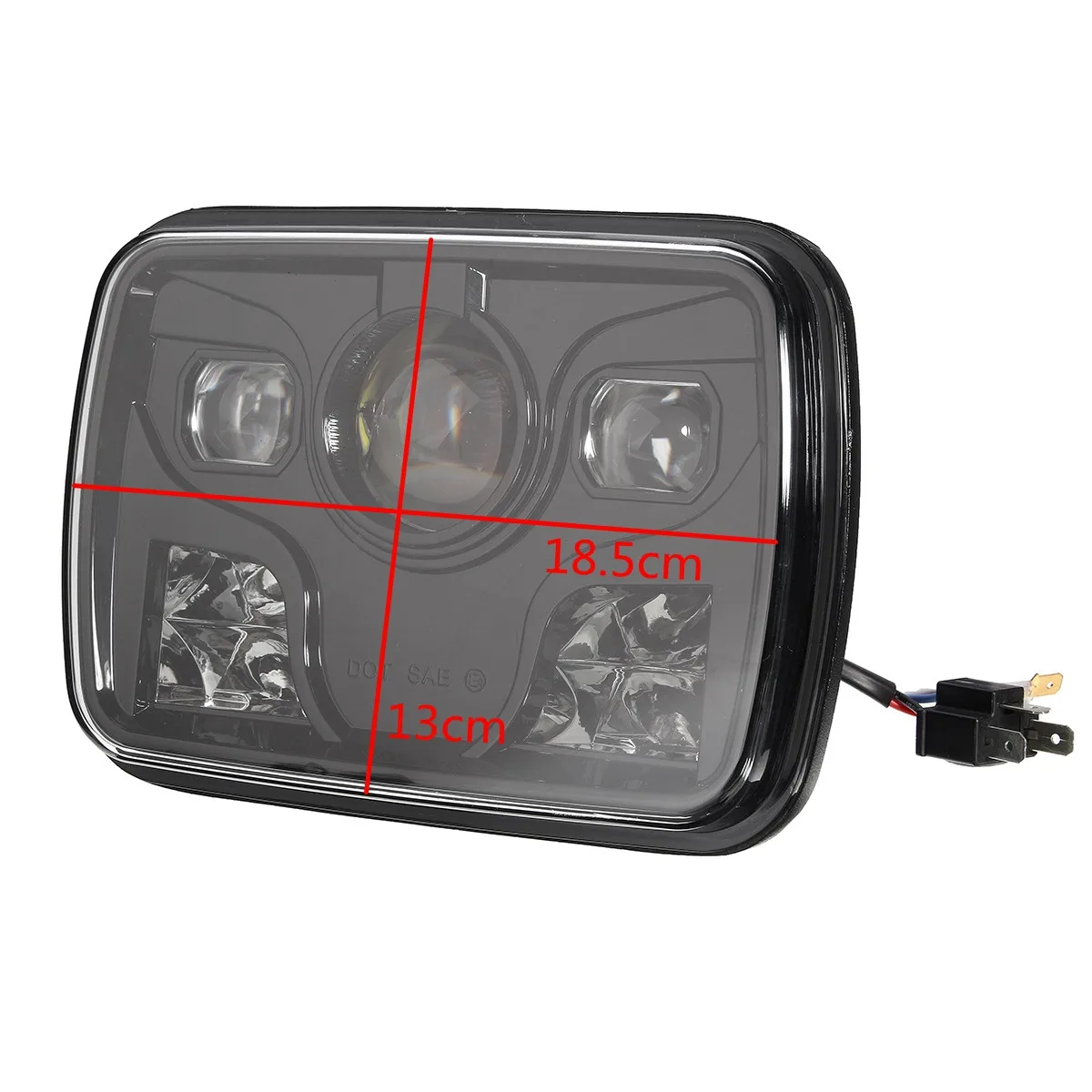 

7x6inch LED DRL 32W HID Bulbs High/Low Beam Front Headlight Headlamp Assembly For Nissan For Toyota for Subaru for VW