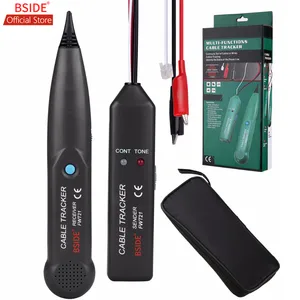 Тестер BSIDE FWT21 для телефонных проводов, тестер кабеля, трассировщик линии, генератор тонов, проверка целостности цепи с сумкой для переноски