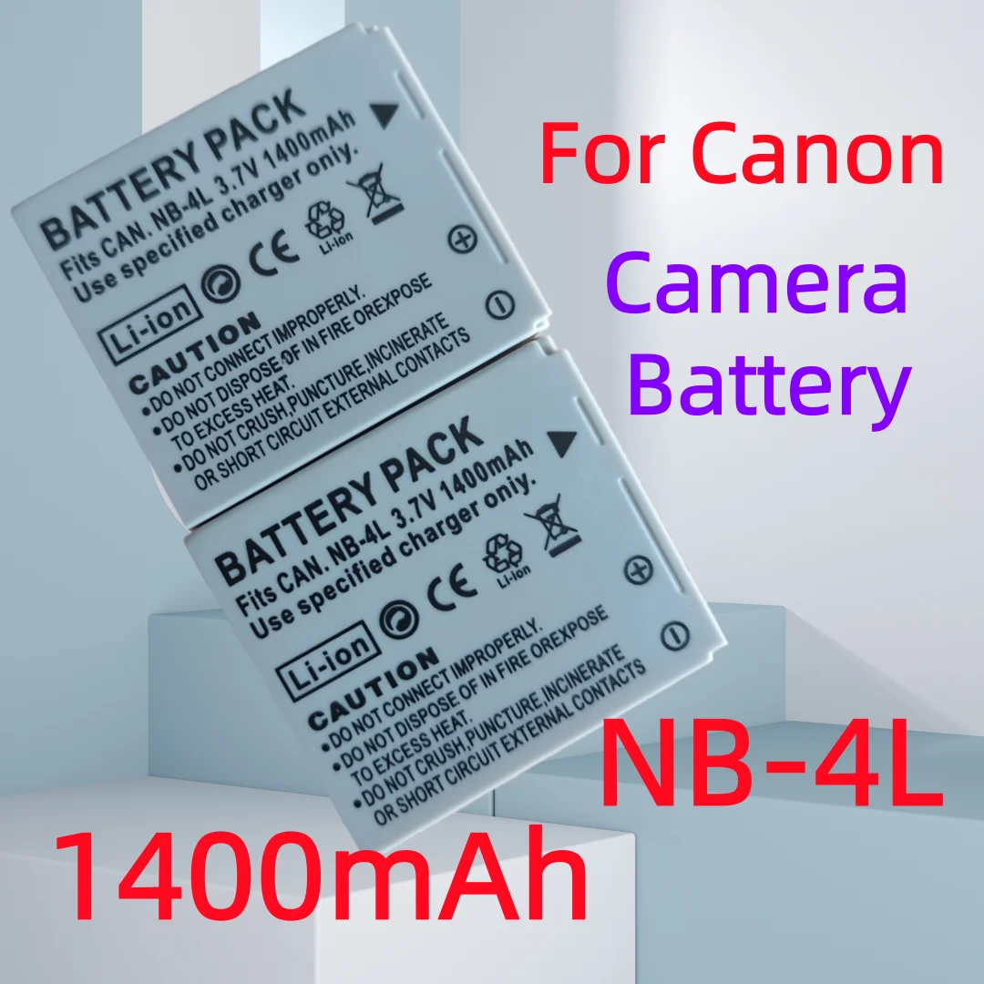 Фото 1400 мАч NB-4L NB4L NB 4L аккумулятор или зарядное устройство для камеры Canon IXUS 40 30 50 55 S5 WA60 TX1 DS4 SD960 IS 255 HS Замена аккумулятора №1