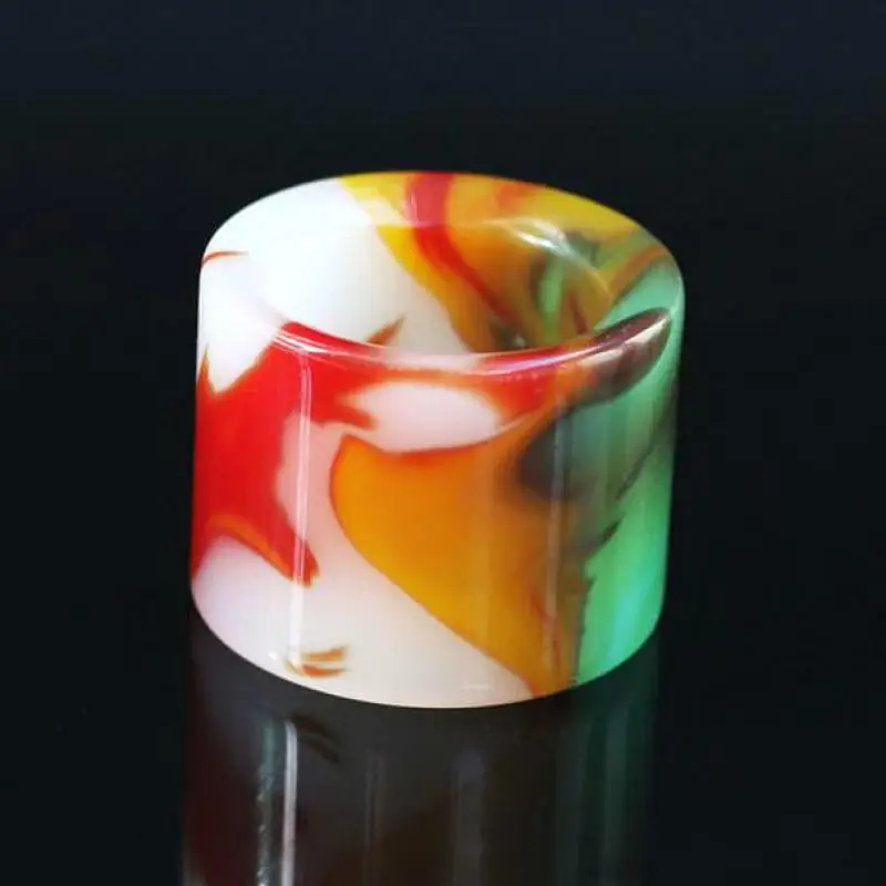 

Natural Color Jade Stone Ring Charm Jadeite Jewelry Chinese Carved Fine Accessories Fashion Amulet For Men Women Lucky Gifts