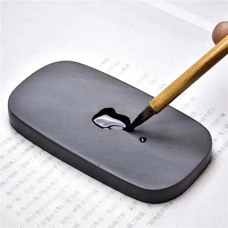 The Original Stone Flat Inkstone Copied Scriptures Calligraphy And Painting Four Treasures In Study Room Smooth Fast Pen