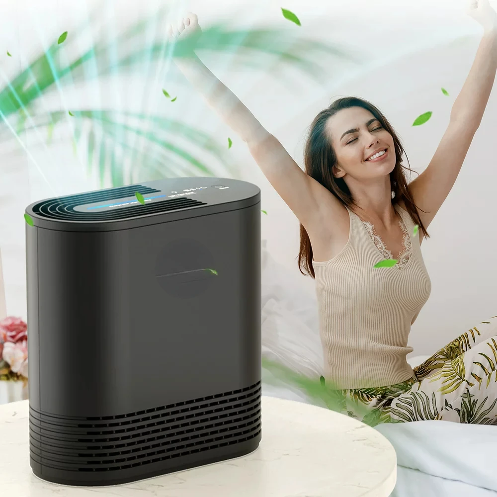 

Air Purifier for Allergies & Asthma, Black
