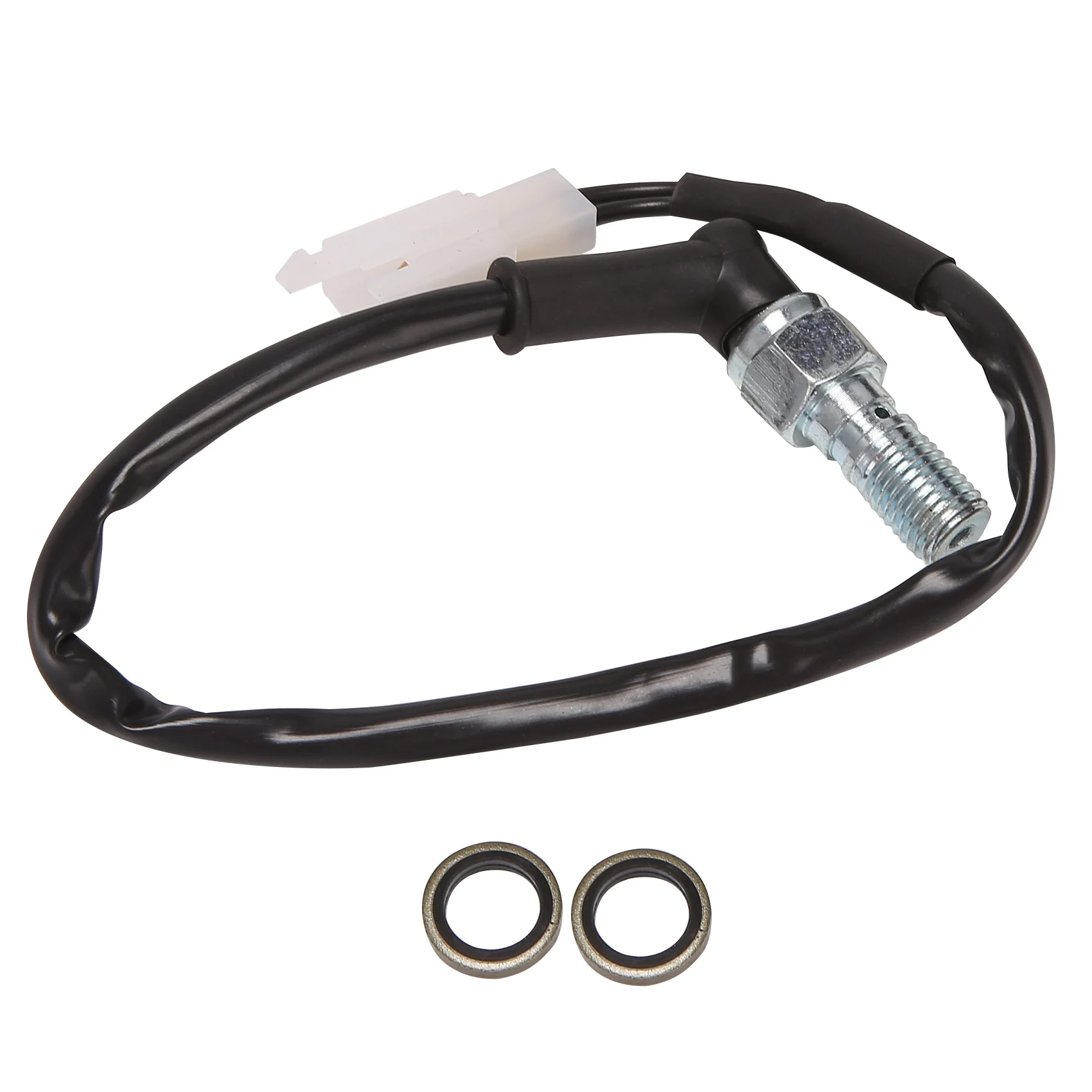 

Universal Motorcycle Hydraulic Brake Pressure Rear Light Switch Hollow Bolt Accessories M10