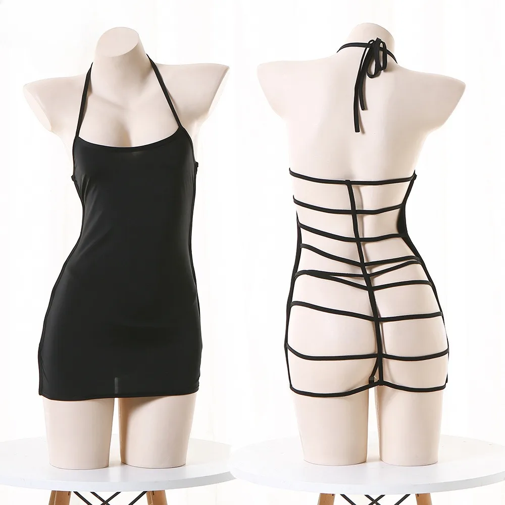 Боди женское однотонное в рубчик без рукавов с U-образным вырезом