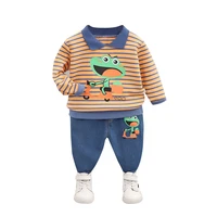 new spring autumn baby clothes suit children girls boys striped t shirt pants 2pcssets toddler sports costume kids tracksuits
