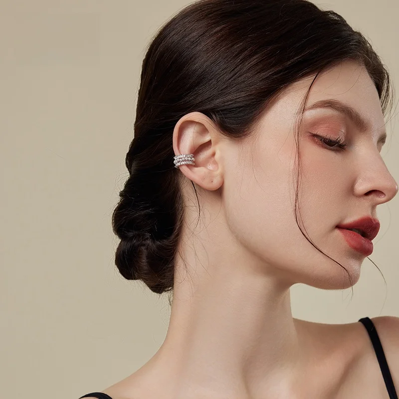 Jxrx круглый жемчужный зажим для ушей женский дизайн без пирсинга новый