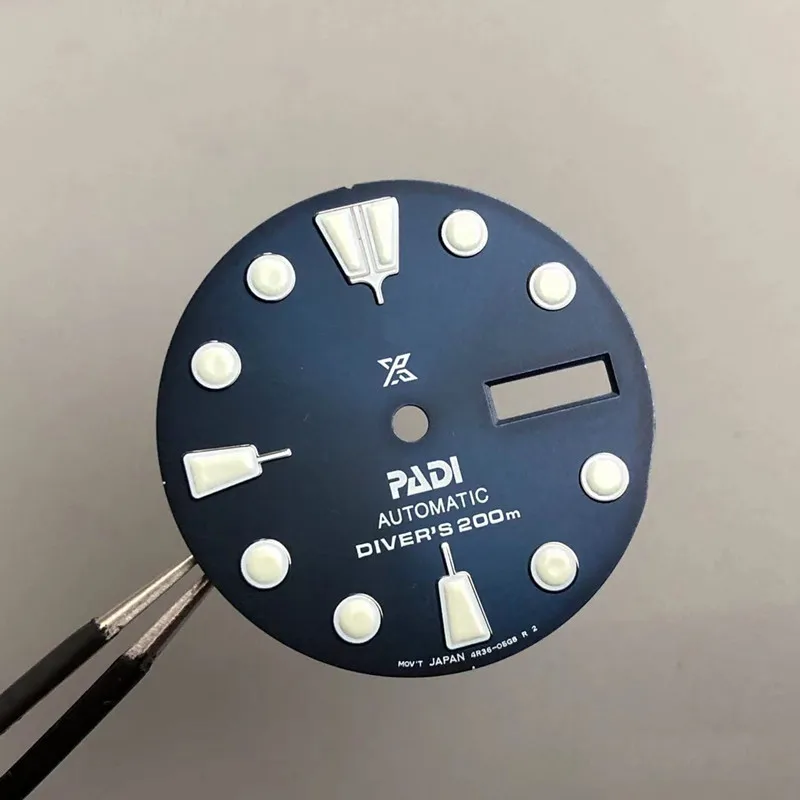 

S-Watch blue dial for prospex PADI special edition srpa21 28.5mm for nh36 movment c3 lume nh35 watch parts