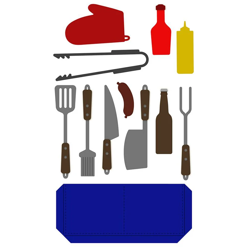 

Different Tablewares Metal Cutting Die DIY Card Album Photo Making Handicrafts Stencil For Decoration Scrapbooking New 2022