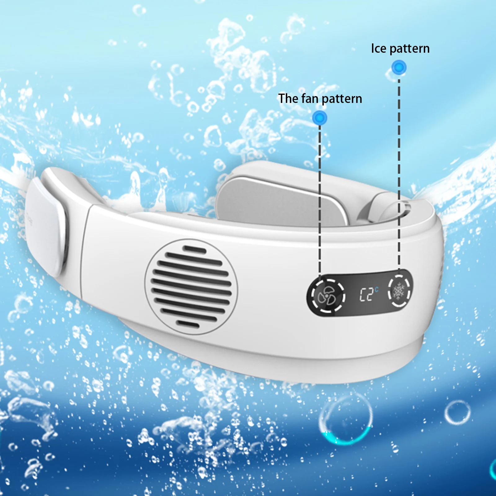 Портативный спортивный охладитель для рук шейный вентилятор с USB-зарядкой