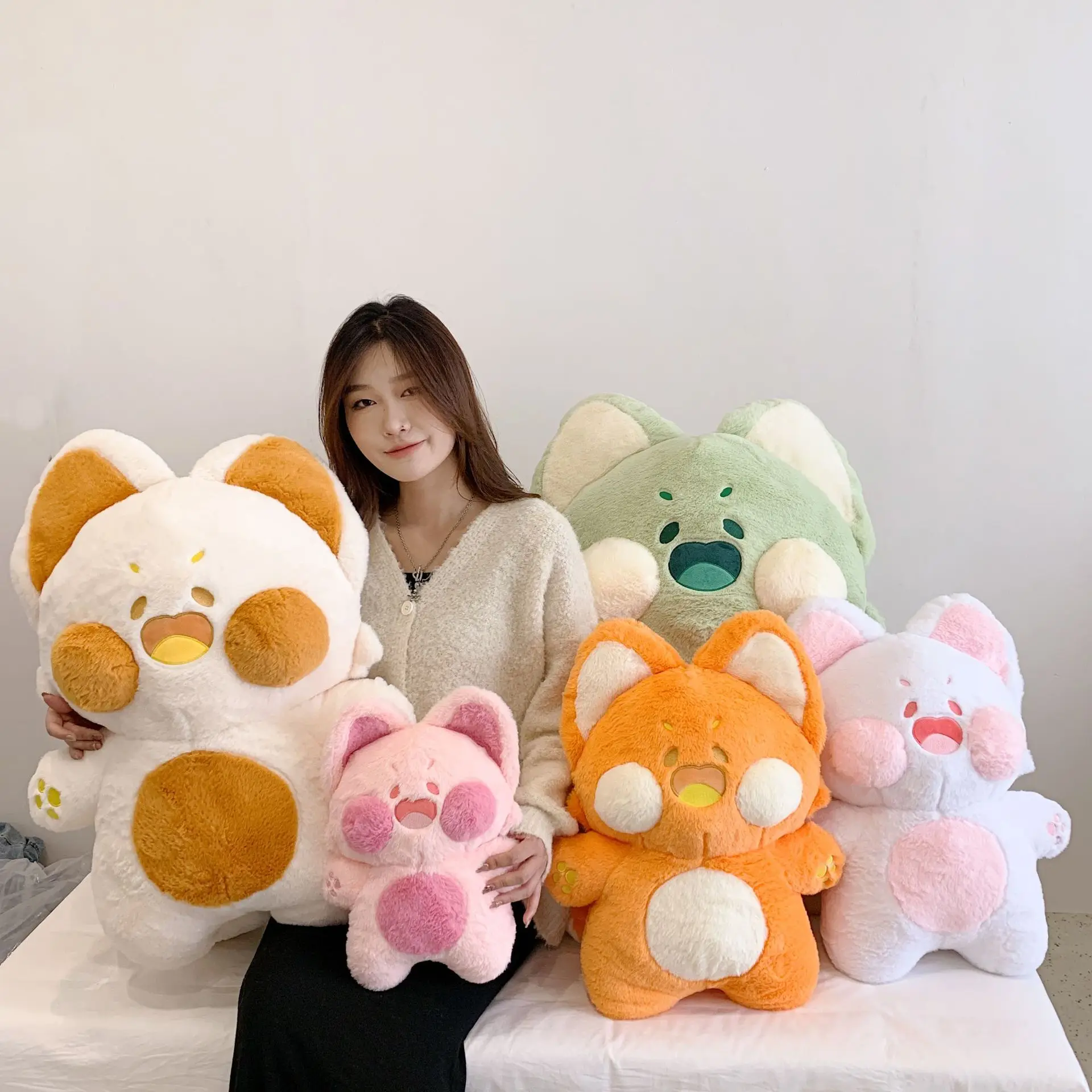 

Симпатичная плюшевая игрушка-кошка из аниме «Дуду»