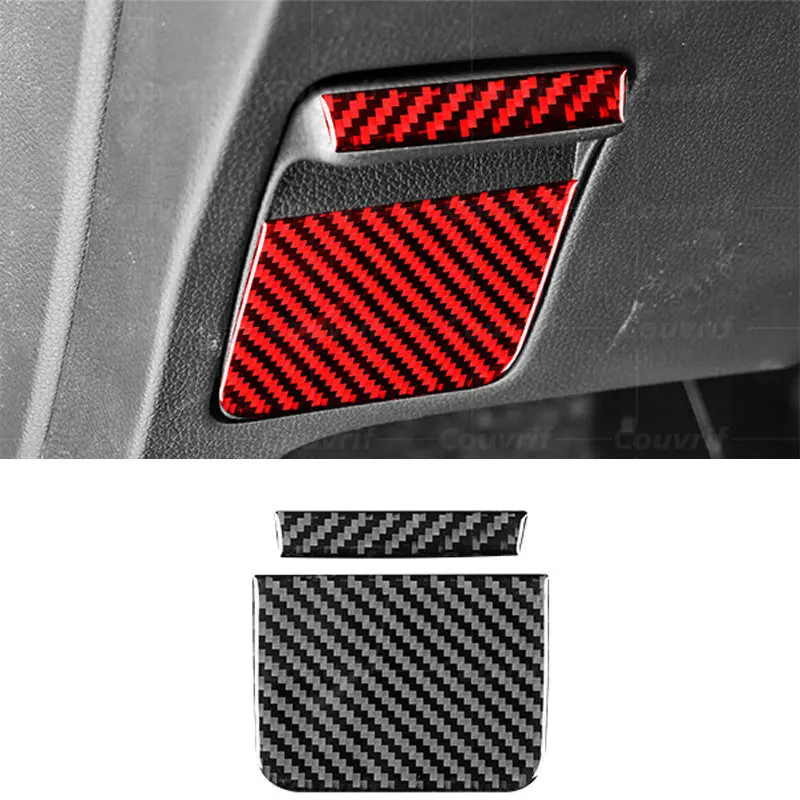 

Внутренняя крышка из углеродного волокна, коробка для хранения основного водителя автомобиля, переключатель, декоративная наклейка для ак...