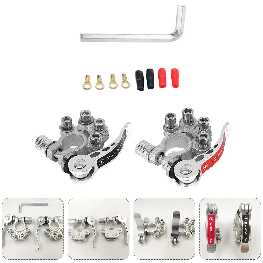 

1 Set Car Terminal Connector Quick Release Terminals Cable Terminal Clamps