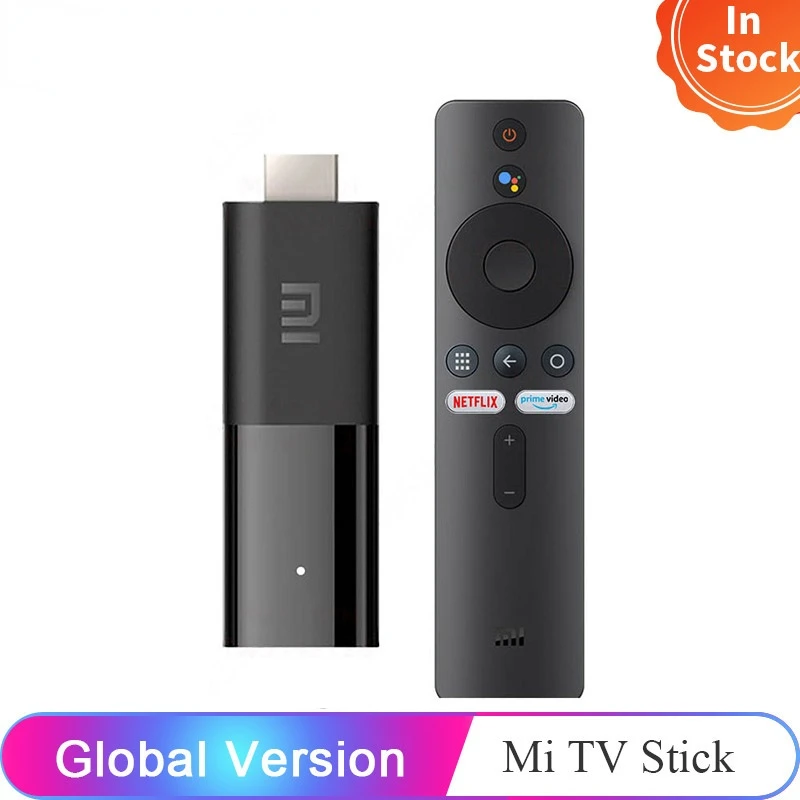 

Global Version Xiaomi Mi TV Stick Android TV 9.0 Smart 1080P 1GB RAM 8GB ROM Bluetooth 4.2 Mini TV Dongle Wifi Google Assistant