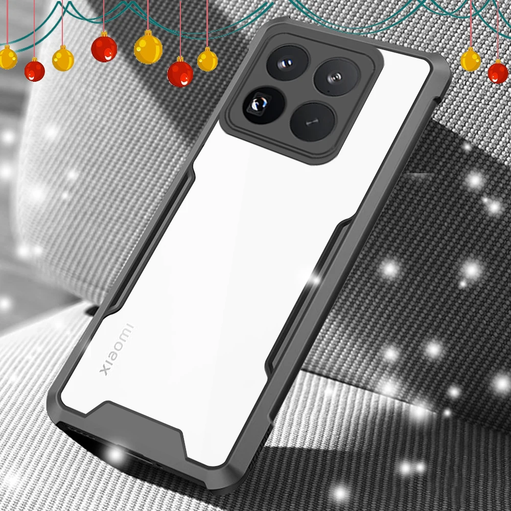 Чехол для телефона Xiaomi Mi 15 Pro 15Pro 14T 13T 12T 11T прозрачный акриловый противоударный