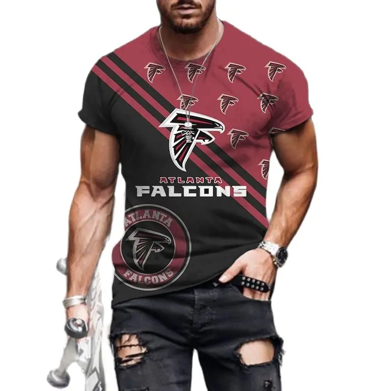 

Rugby Uniform Sports Short Sleeved European and American Fashion Summer Trend Men's 3D Printed T-shirt Digital Printing