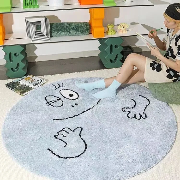 Мультяшный ковер с аниме Les barbapapпа Kawaii Barbouille Barbabright дизайнерский плюшевый