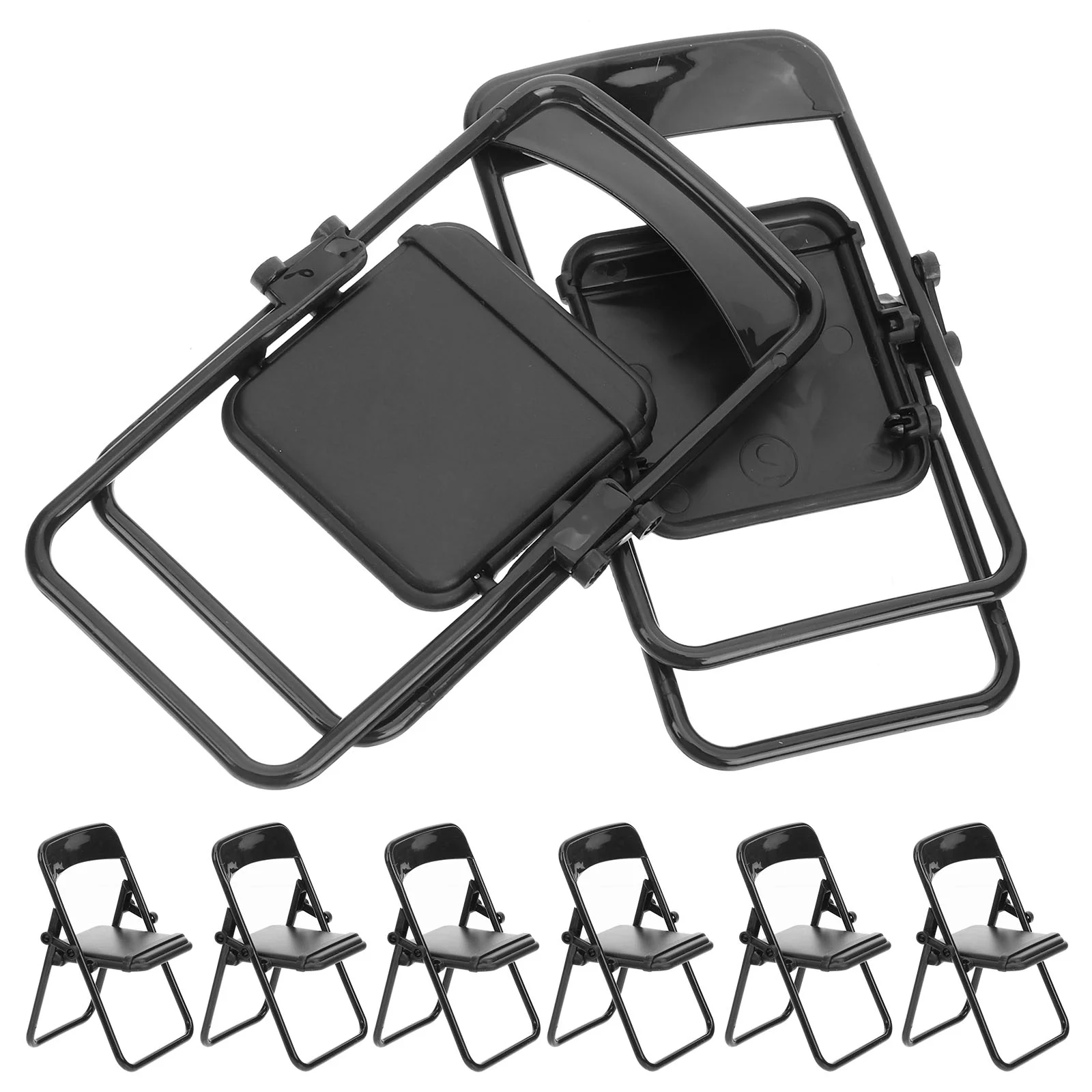 

Decorative Cell Stand Cell Stand Plastic Folding Chair Miniature Cell Display Stand