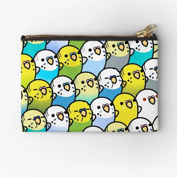 

Пучки Budgies, кармашки на молнии для женщин, косметические маленькие монетные трусики, чистая упаковка для ключей, мужской кошелек, сумка для денег, носки