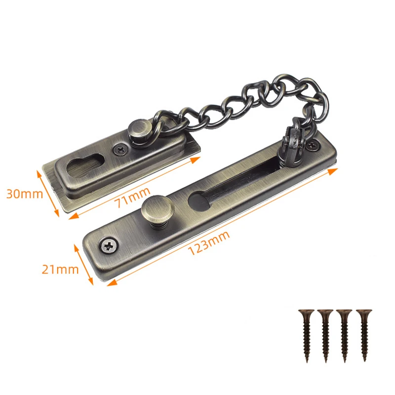 

Дверной цепной замок из нержавеющей стали