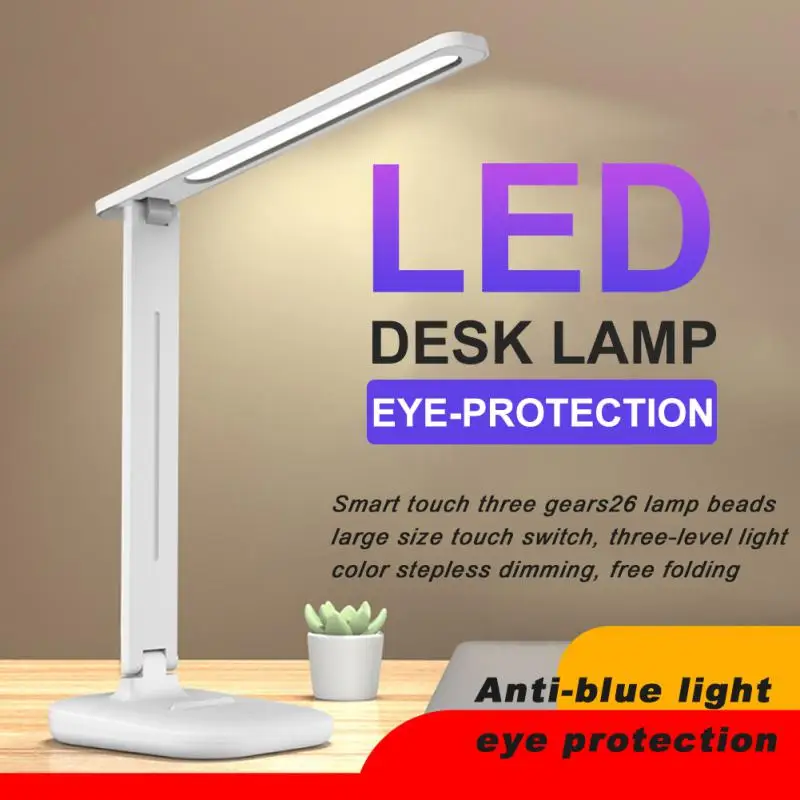 

Eye Protection Night Light Desk Lamps USB Chargeable Table Bedside Light Foldable Rotatable LED Reading Lights Indoor Study