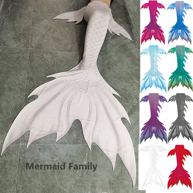 Купальник женский с хвостом русалки и жемчугом