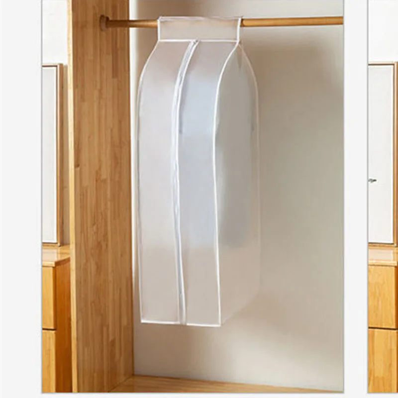 

Home Garment Hanging Bag Dustproof Wardrobe Clothes Tidy Organizer Bag Hanging Type Coat Dress Protector Case Suit Dust Cover