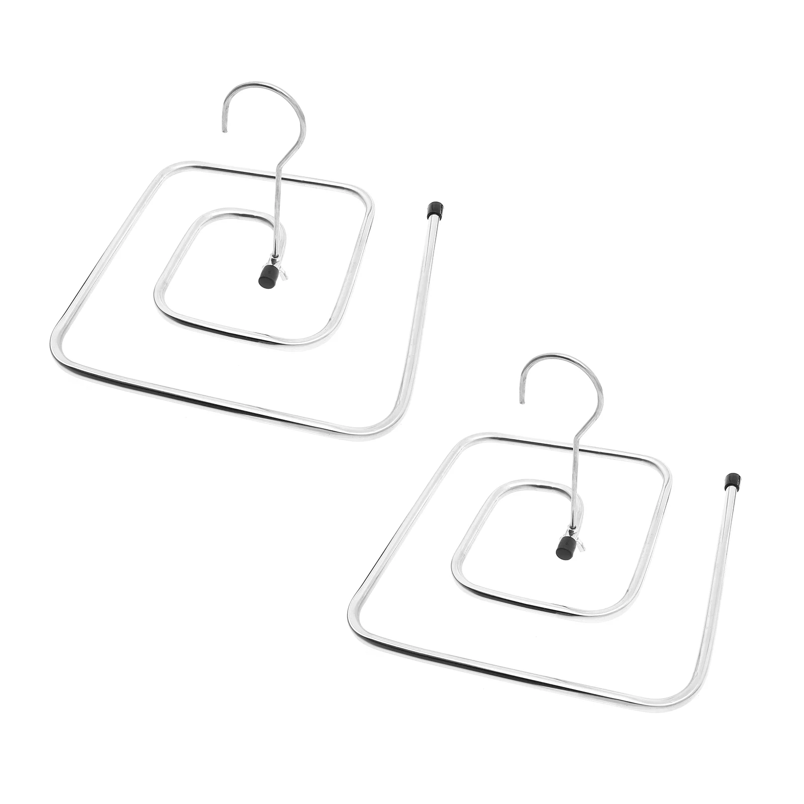 

2 Pcs Coverlet Drying Rack Stainless Steel Hangers Duvet Drying Rack Quilt Hanger Swivel Hanger Detachable Spiral Drying Rack