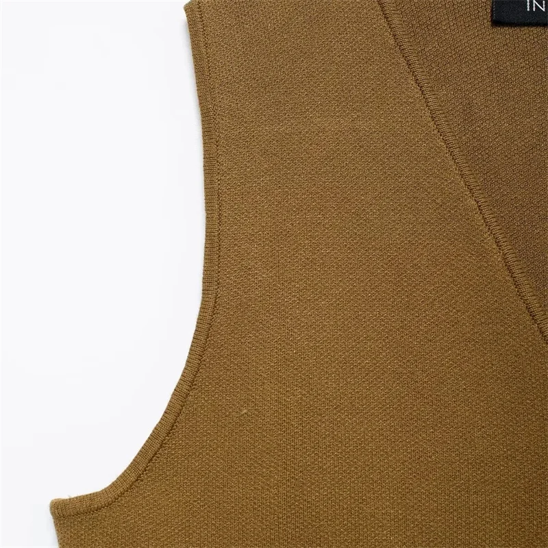 Женский винтажный вязаный кардиган Tri-Wale с одним рукавом и глубоким V-образным