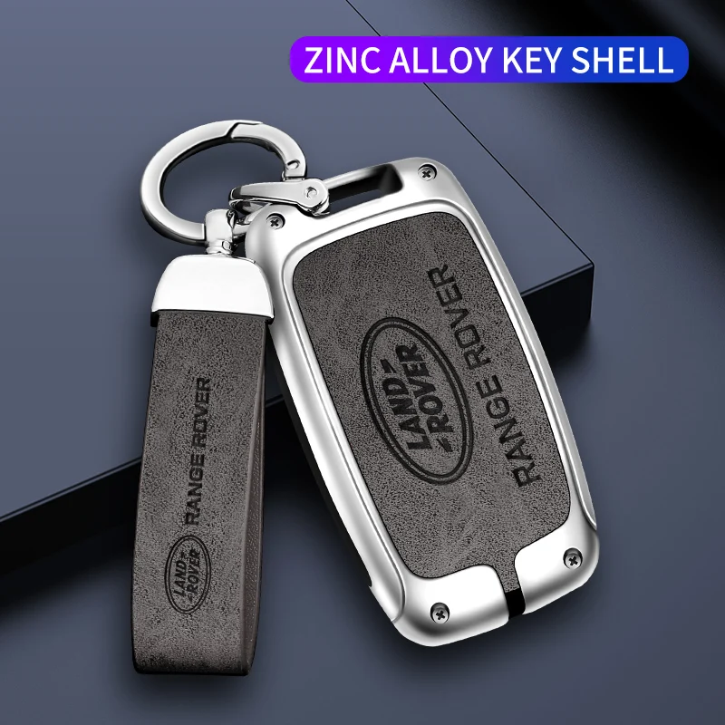 

Car Key Case Shell Car Emblem Keychain Ring For Land Rover Discovery 2 3 4 Range Rover SV SVR Freelandervelar Evoque Defender