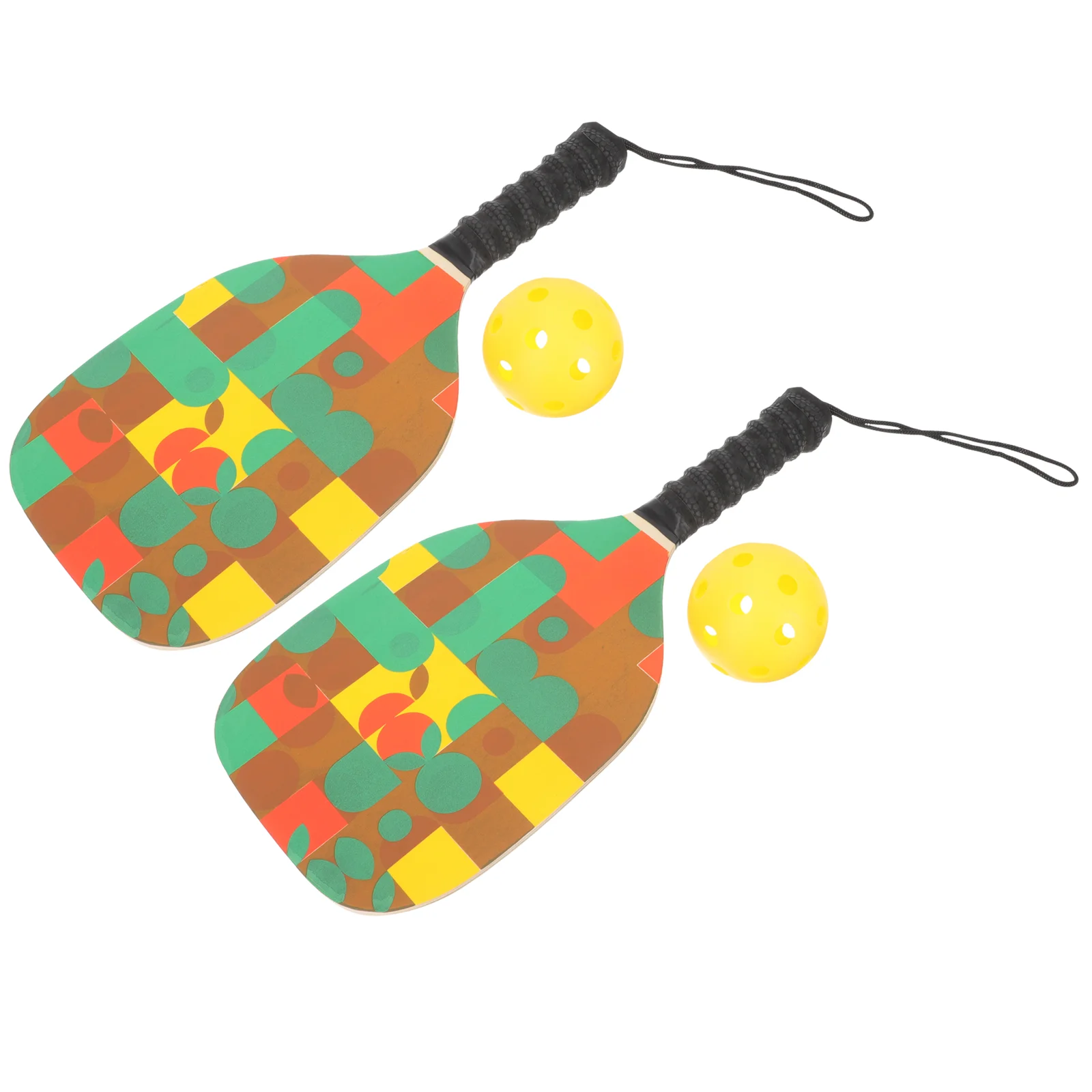 

Pickleball Beach Set Paddles Paddle Badminton Ball Sports Wooden Game Rackets Racket Tennis Wood Lightweight Racquet Racquetball