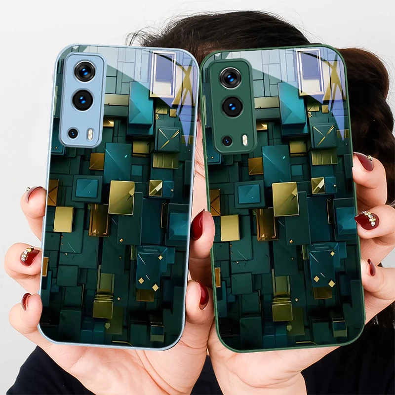 Bronze Space Far Peak For VIVO Y72 X100 Pro Y55 16 V20 29 V30 X60 Y11s Y20 X80 5G Y36 4G V23e Tempered Glass Phone Case