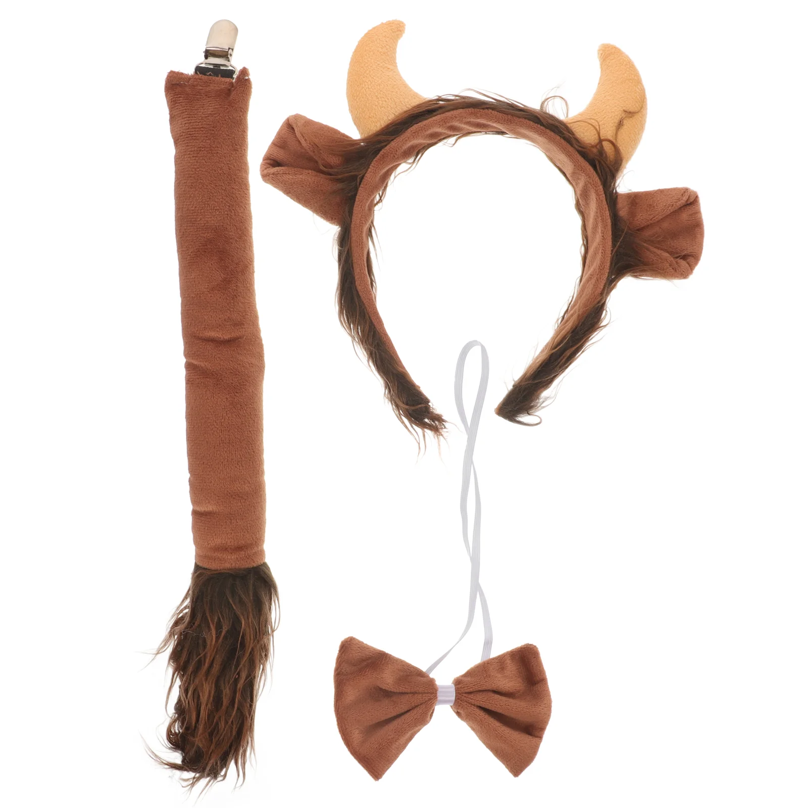 Костюм для косплея быка головной убор с изображением вечерние повязка на голову