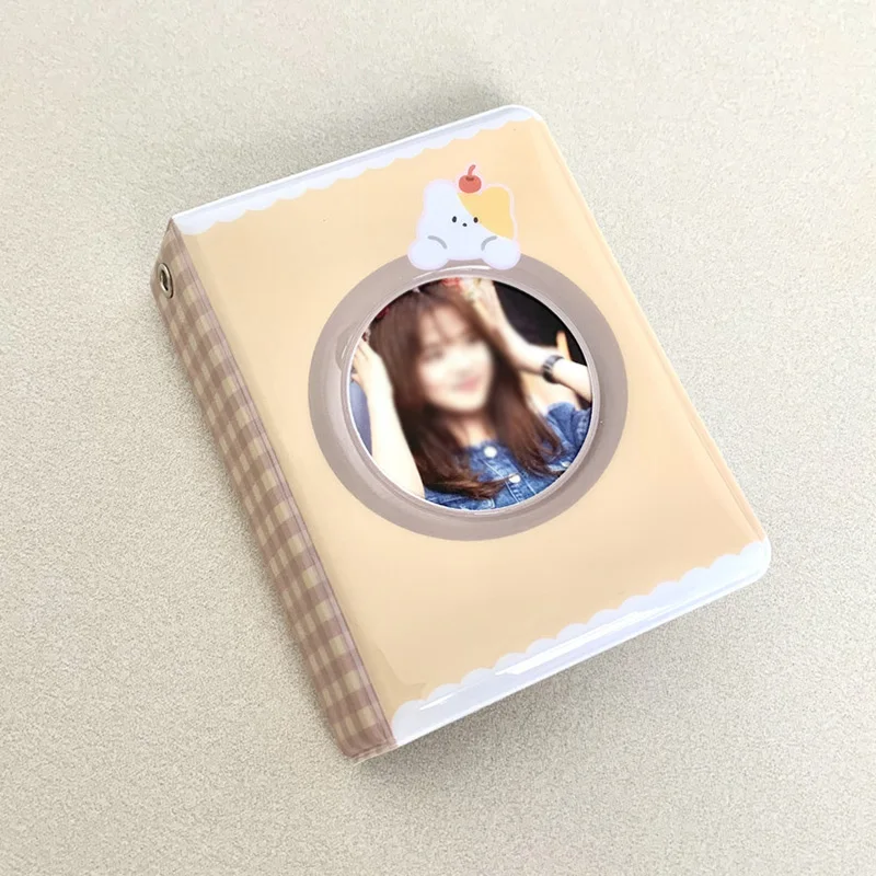 

Cute Hamster 3 Inch Photo Album Korean Idol Photocards Holder 40 Pockets Photo Card Binder Kpop Star Cards Storage Book