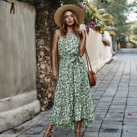 elegant dresses for women 2022 summer polka dot holiday style swing long female dress free shipping woman clothes for weddings