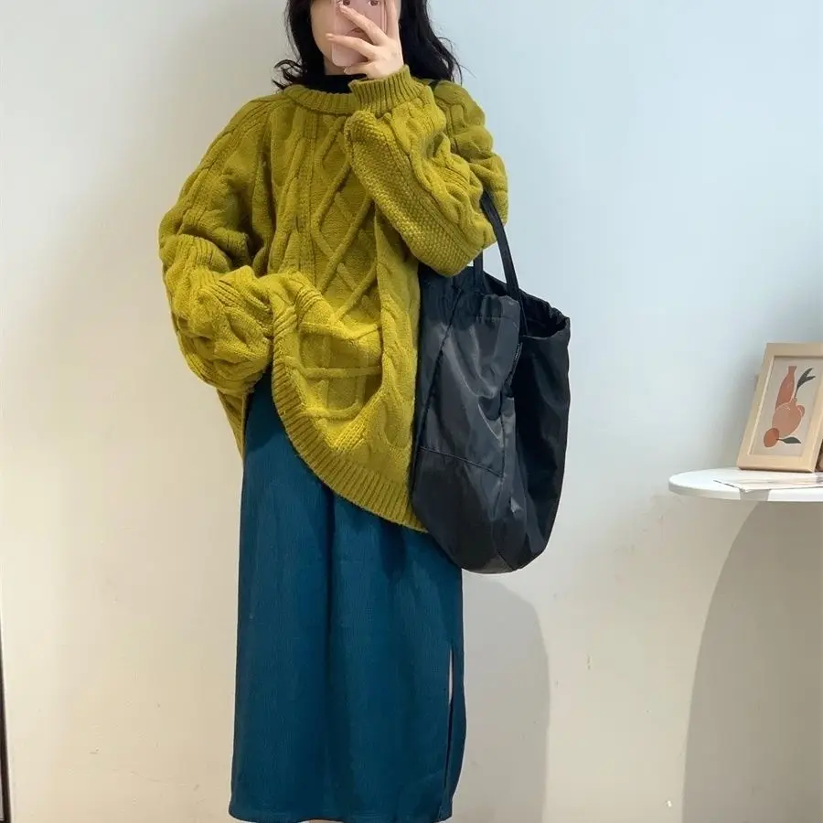 2024 Горячая Распродажа Осень и зима Новый универсальный тонкий пуловер свитер