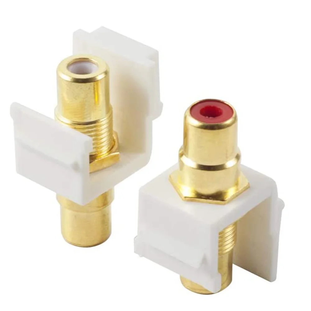 10 шт. разъём RCA Keystone Jack для настенной пластины