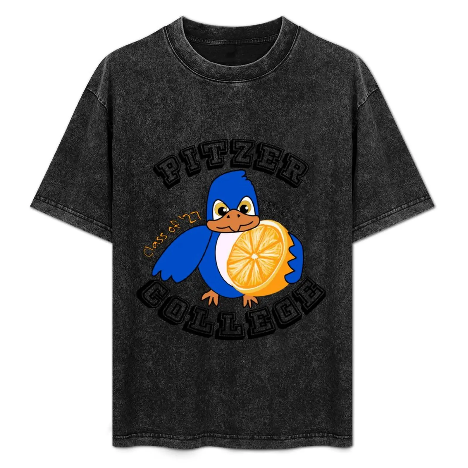 Pitzer колледж Sagehen 2027 футболка Аниме фигурки кавайная Одежда для мальчиков белая