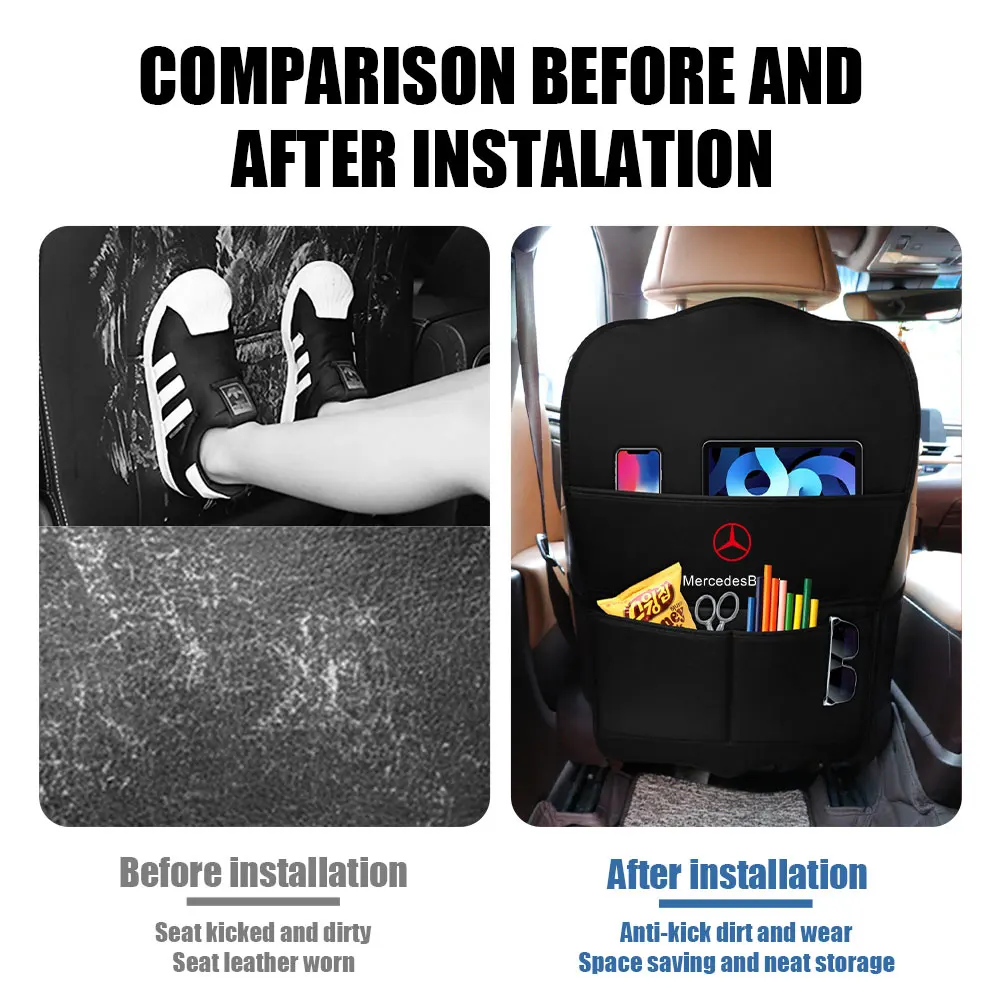 Сумка для хранения спинки автомобильного сиденья кожаная сумка игрушек