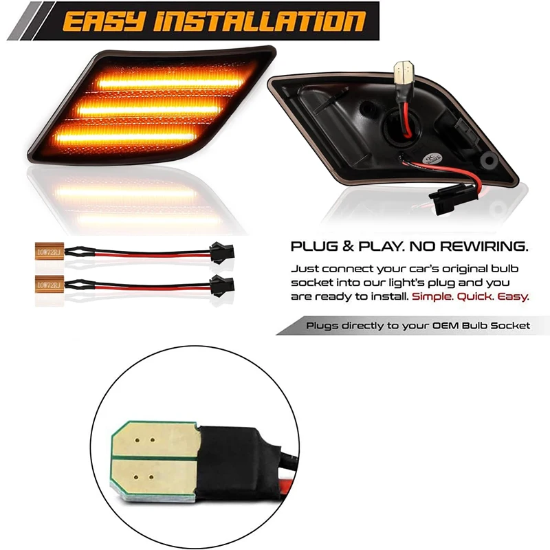 2 шт. поворотники для Mercedes Benz W204 C250 C300 C350 C63 SL65 AMG